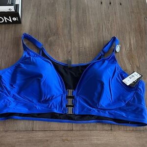 Torrid Electric Blue Bathing Suit Top